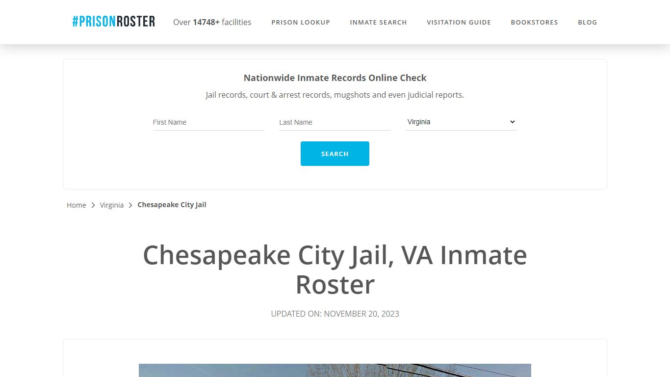 Chesapeake City Jail, VA Inmate Roster - Prisonroster